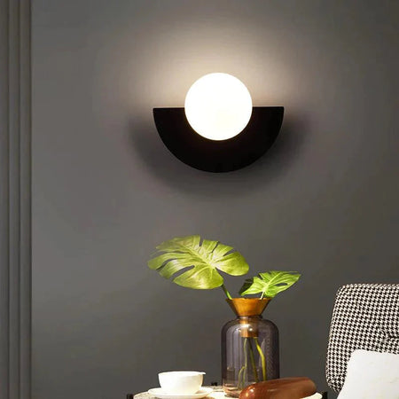 Luminaire Applique Murale verre transparent plaqué de couleur – Référence : Eléa7381- - Nexa Lights