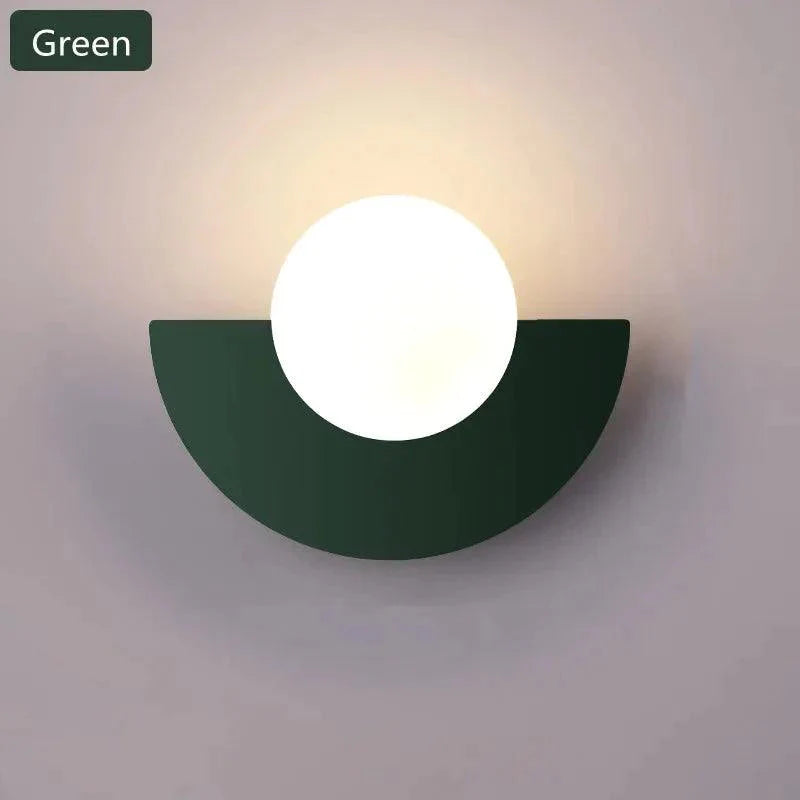Luminaire Applique Murale verre transparent plaqué de couleur – Référence : Eléa7381- - Nexa Lights