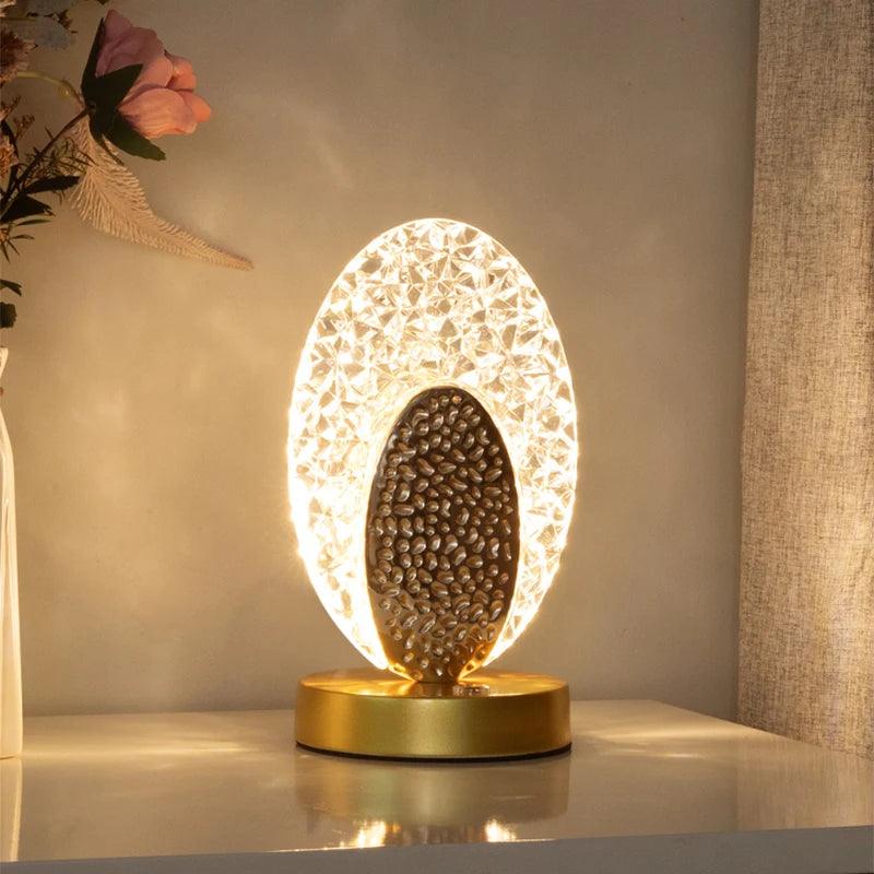 Luminaire Chevet / Bureau corps doré – Référence : Aélis3704- - Nexa Lights