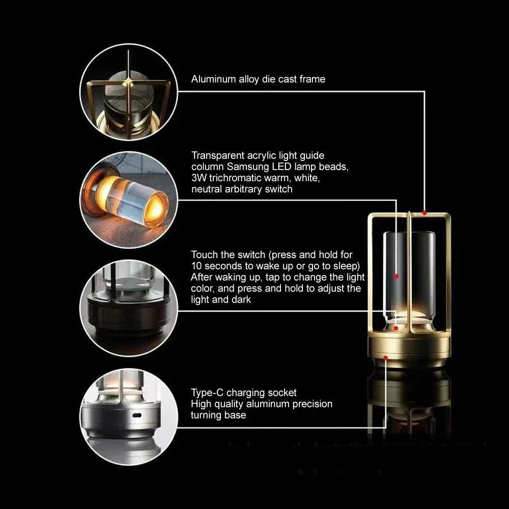 Luminaire Chevet / Bureau luminosité réglable – Référence : Lior2398- - Nexa Lights