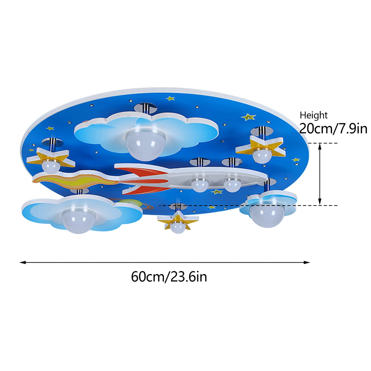 Luminaire Enfant Étoiles Cosmiques – Référence: Aurore4927- - Nexa Lights