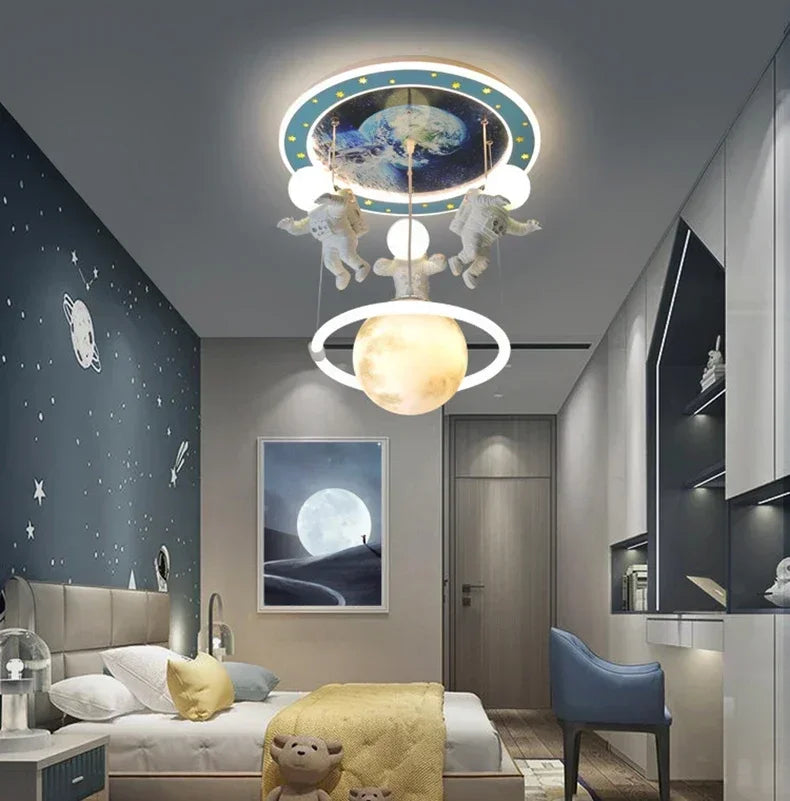 Luminaire Enfant Forme Astronaute – Référence: Quorin4937- - Nexa Lights