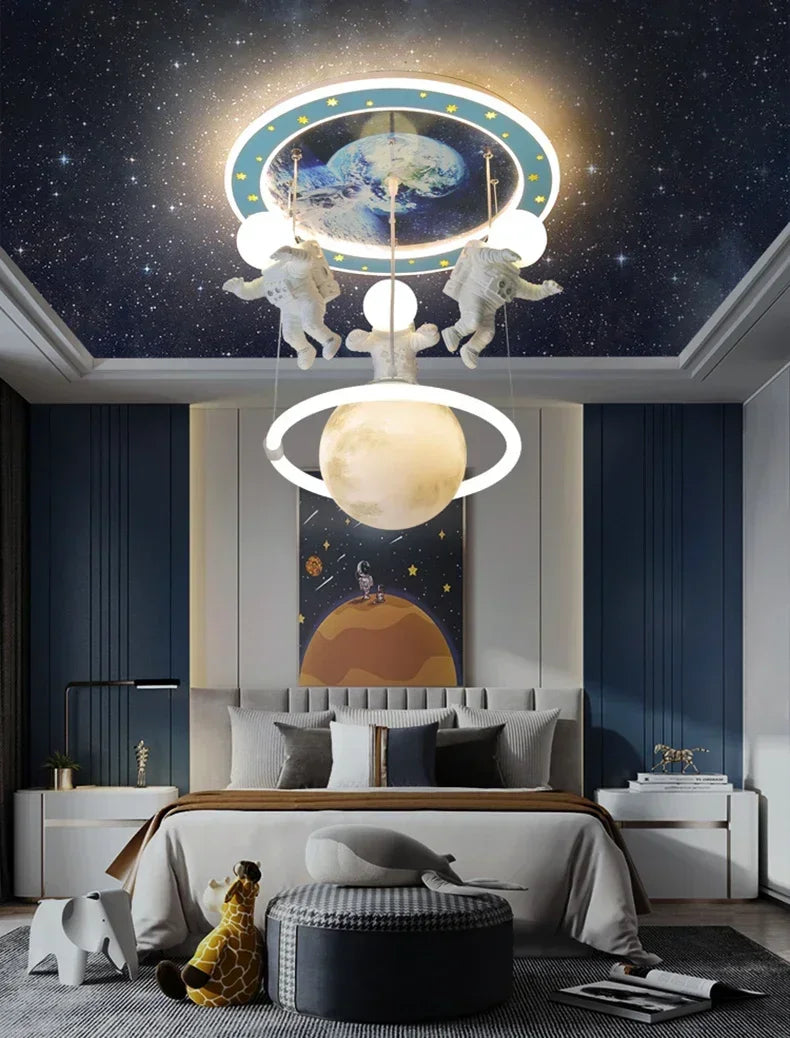 Luminaire Enfant Forme Astronaute – Référence: Quorin4937- - Nexa Lights
