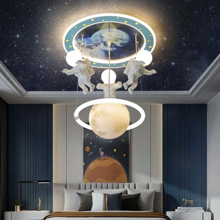 Luminaire Enfant Forme Astronaute – Référence: Quorin4937- - Nexa Lights
