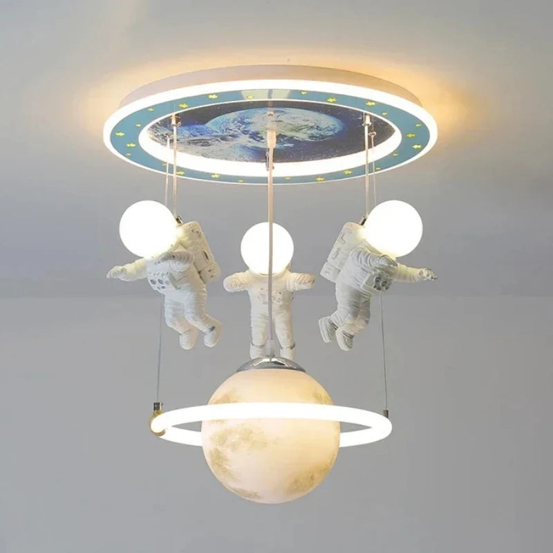 Luminaire Enfant Forme Astronaute – Référence: Quorin4937- - Nexa Lights