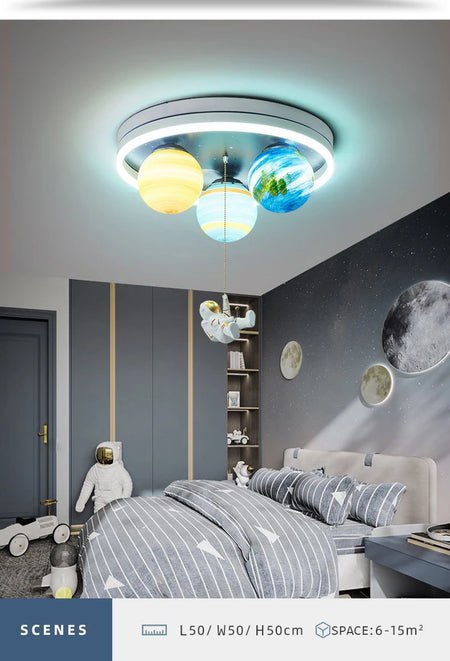 Luminaire Enfant Motifs Étoilés – Référence: Azarine4729- - Nexa Lights