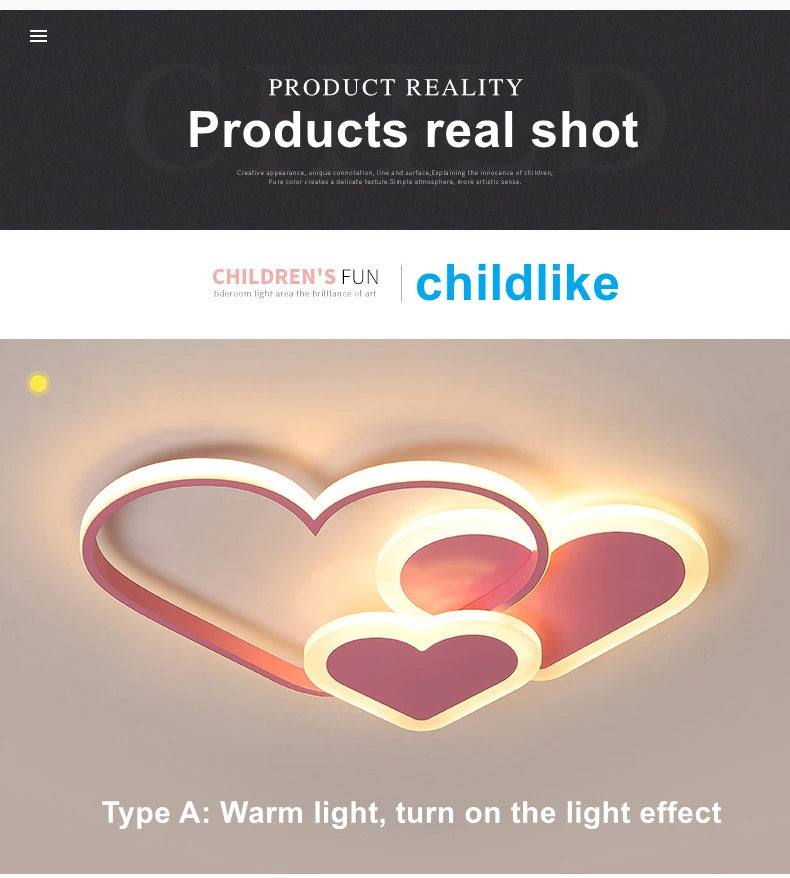 Luminaire Enfant Nuage Rose – Référence: Aster9142- - Nexa Lights