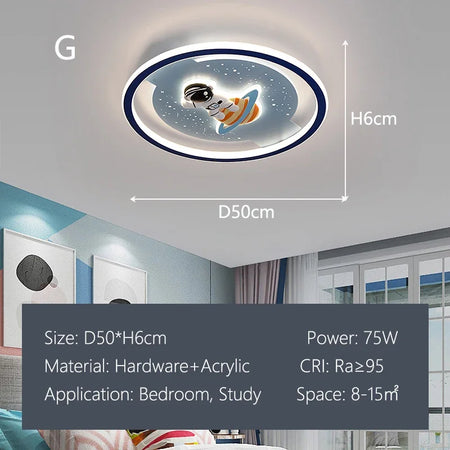 Luminaire Enfant design astronaute – Référence: Lyren7530- - Nexa Lights