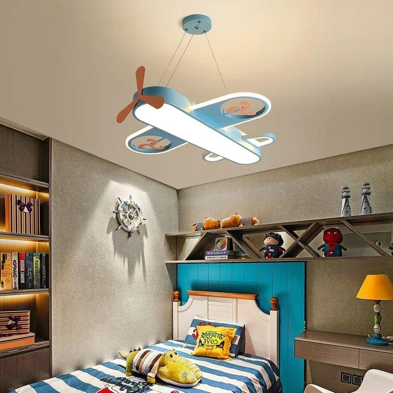 Luminaire Enfant design avion – Référence : Elina7642- - Nexa Lights