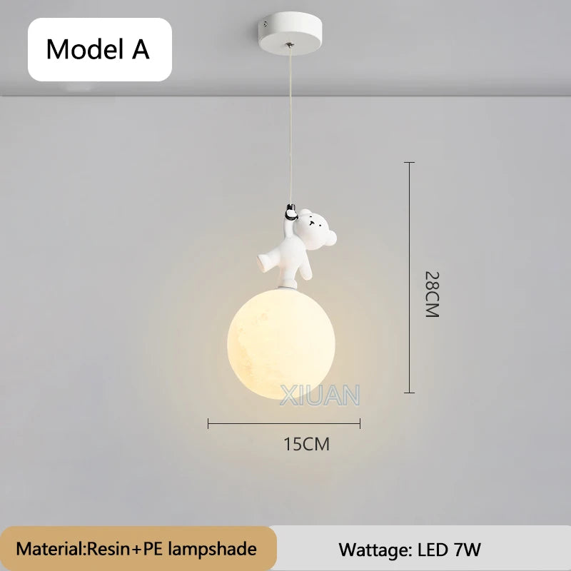 Luminaire Enfant design ours cartoon – Référence: Nova0123- - Nexa Lights