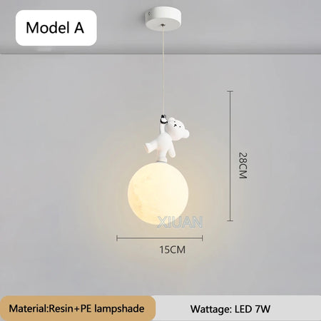 Luminaire Enfant design ours cartoon – Référence: Nova0123- - Nexa Lights
