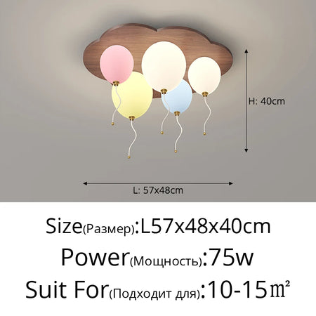 Luminaire Enfant forme nuage – Référence: Léo8412- - Nexa Lights