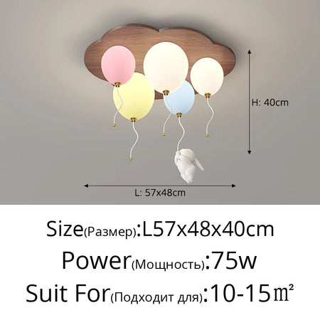 Luminaire Enfant forme nuage – Référence: Léo8412- - Nexa Lights