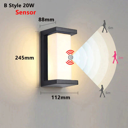 Luminaire Extérieur avec Capteur Radar Intelligent – Référence : Juliette2947- - Nexa Lights