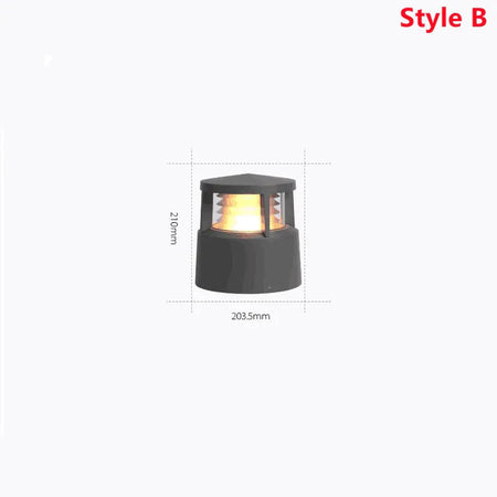 Luminaire Extérieur design moderne en acier inoxydable – Référence : Liora7426- - Nexa Lights