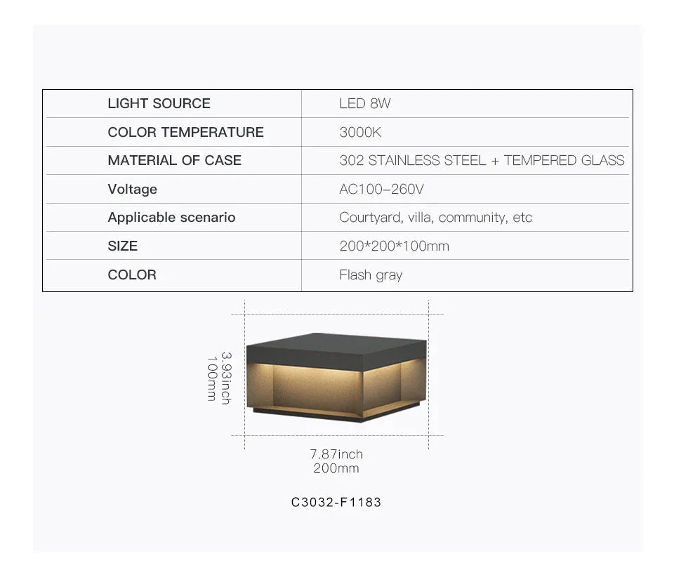 Luminaire Extérieur élégant design jardin – Référence : Aurélien4021- - Nexa Lights