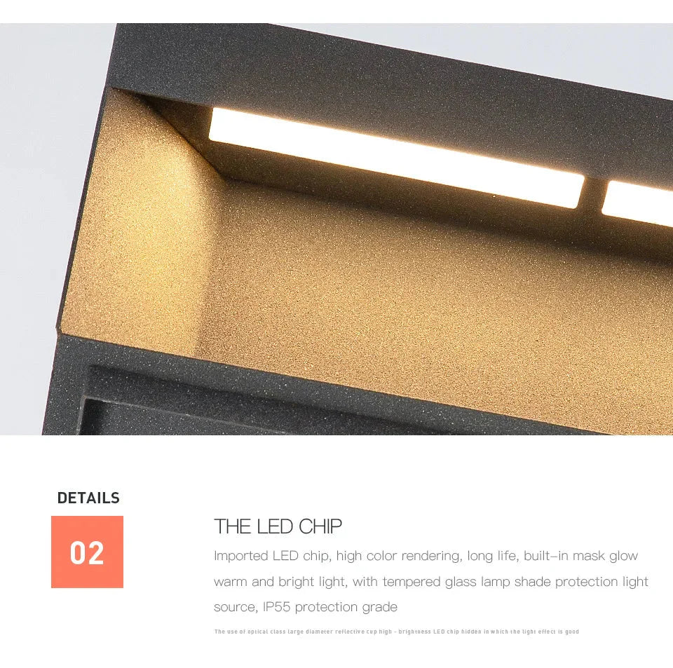 Luminaire Extérieur élégant design jardin – Référence : Aurélien4021- - Nexa Lights