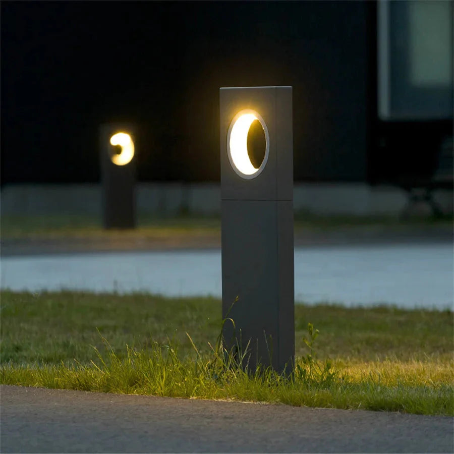 Luminaire Extérieur élégant en aluminium noir – Référence : Léo3471- - Nexa Lights
