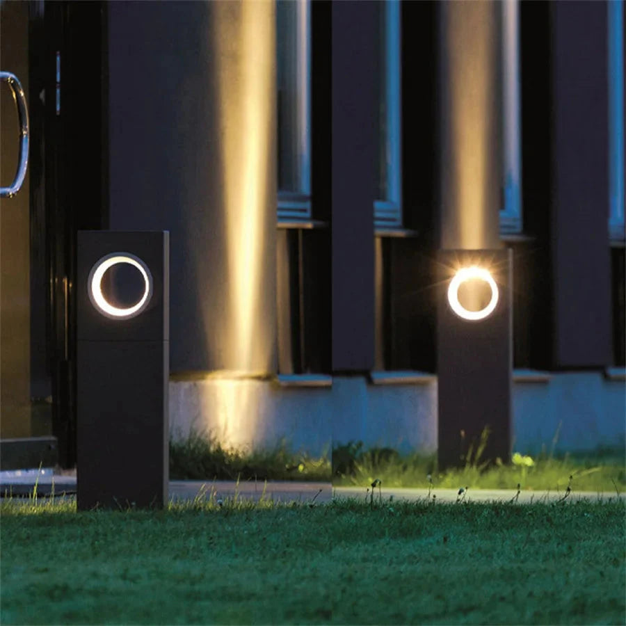 Luminaire Extérieur élégant en aluminium noir – Référence : Léo3471- - Nexa Lights