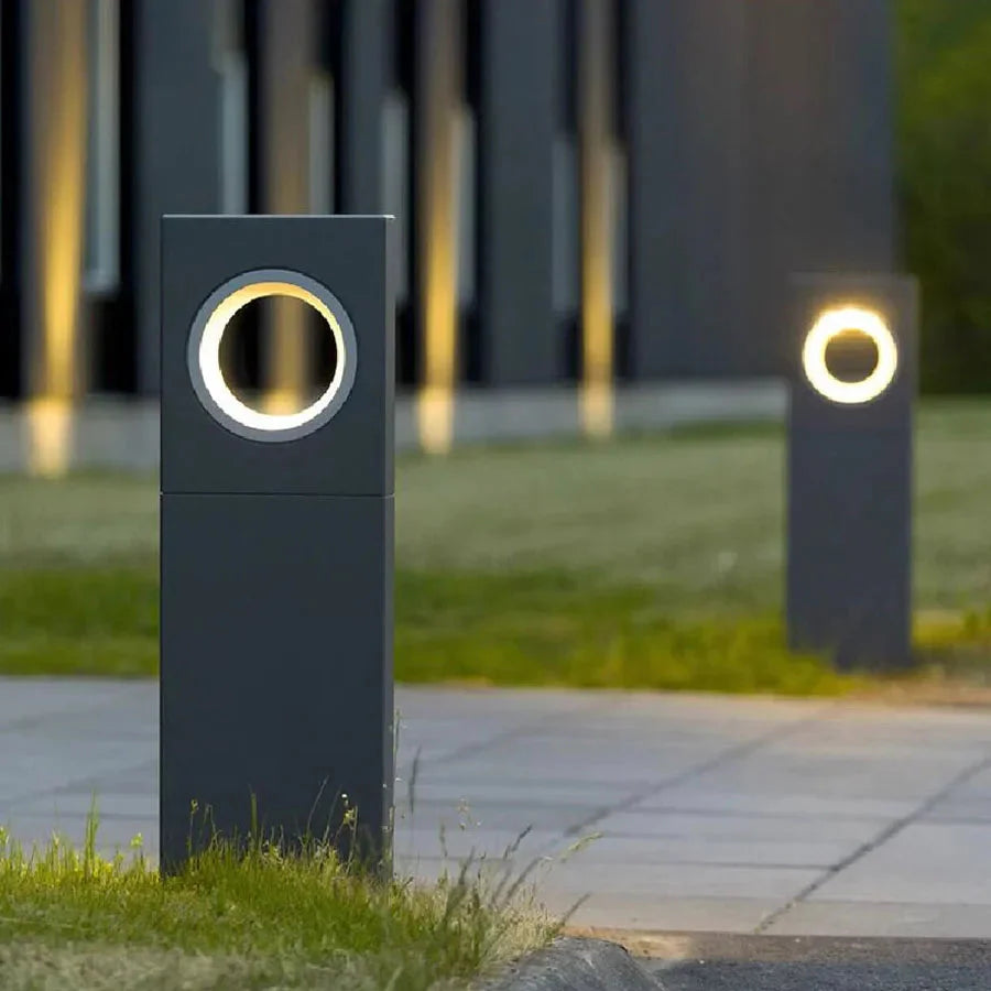 Luminaire Extérieur élégant en aluminium noir – Référence : Léo3471- - Nexa Lights