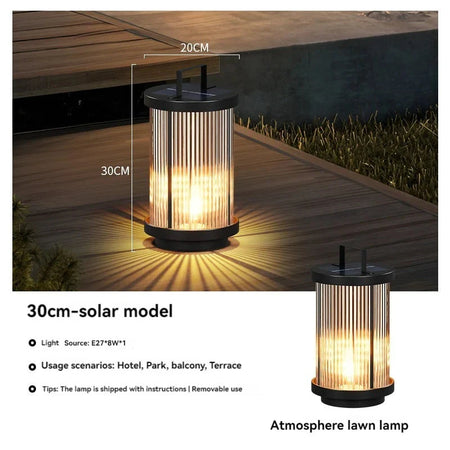 Luminaire Extérieur solaire autonome – Référence : Célian2047- - Nexa Lights