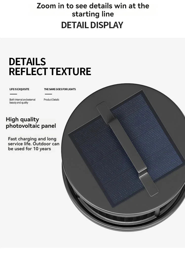 Luminaire Extérieur solaire autonome – Référence : Célian2047- - Nexa Lights