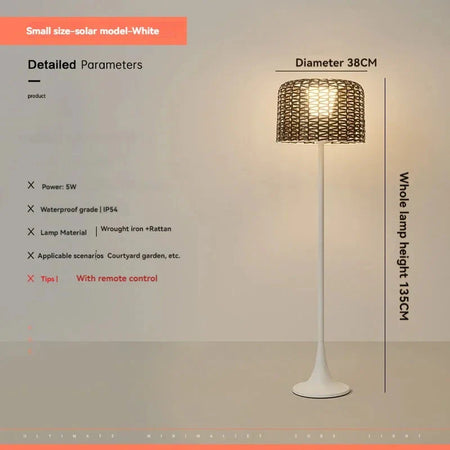 Luminaire Extérieur solaire autonome – Référence : Cléo7294- - Nexa Lights