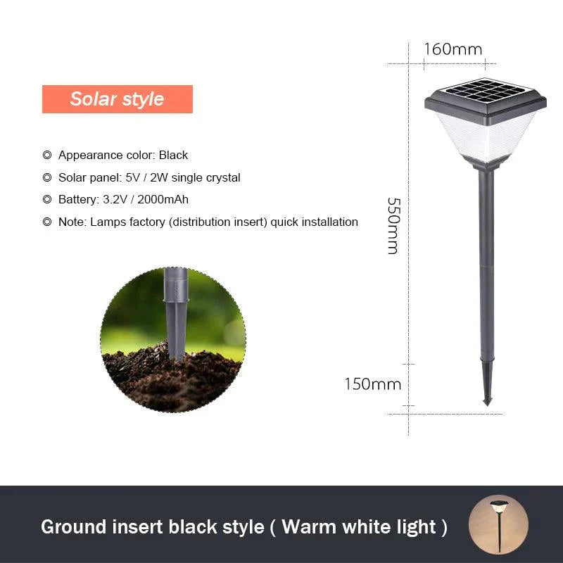 Luminaire Extérieur solaire autonome – Référence : Lucie7831- - Nexa Lights
