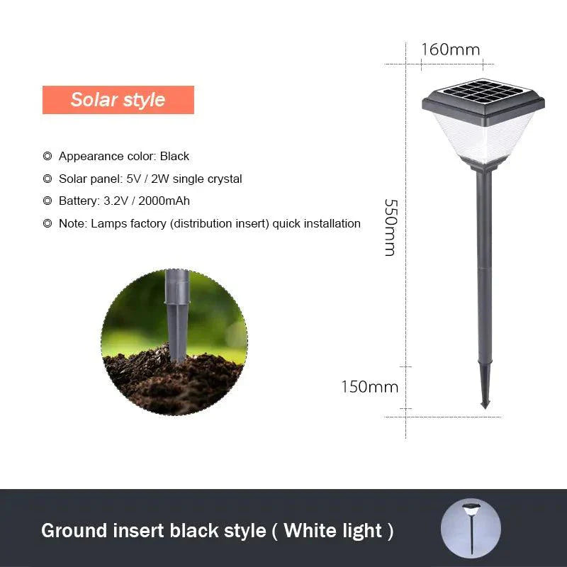 Luminaire Extérieur solaire autonome – Référence : Lucie7831- - Nexa Lights