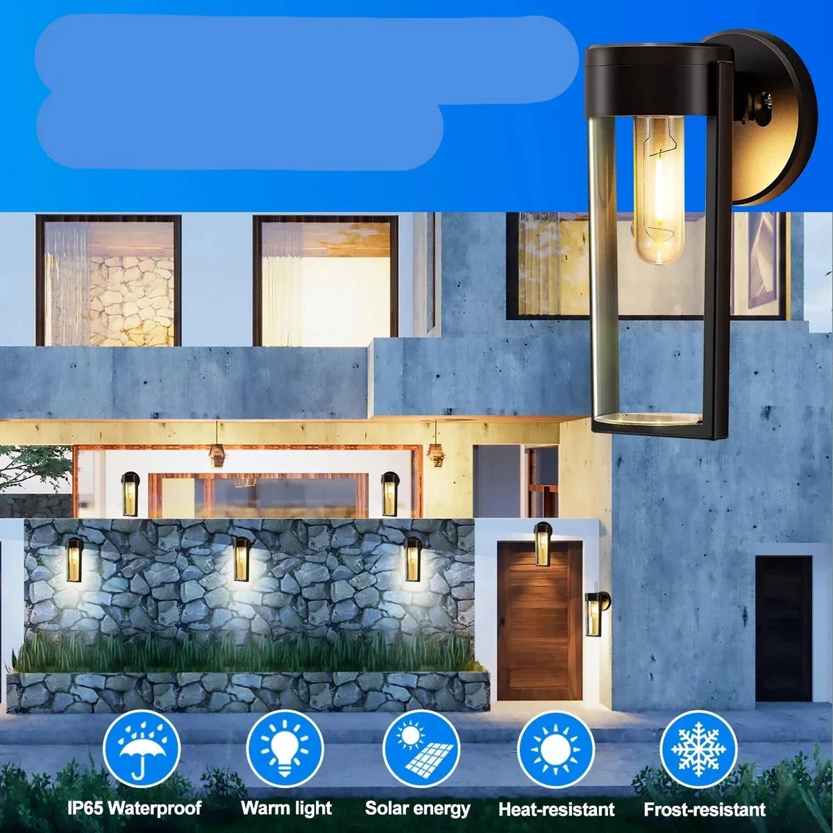 Luminaire Extérieur solaire autonome – Référence : Lysandre2578- - Nexa Lights