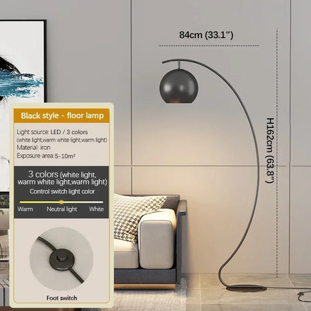 Luminaire Lampadaire Design Épuré – Référence: Maïa2943- - Nexa Lights