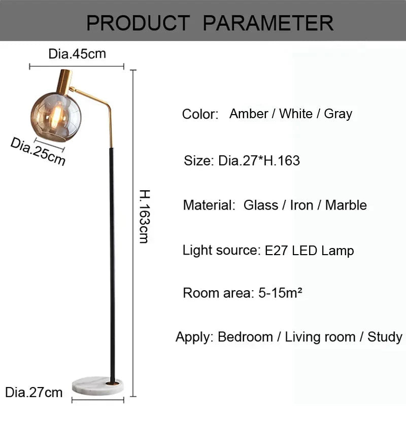 Luminaire Lampadaire design contemporain – Référence : Thalya5832- - Nexa Lights