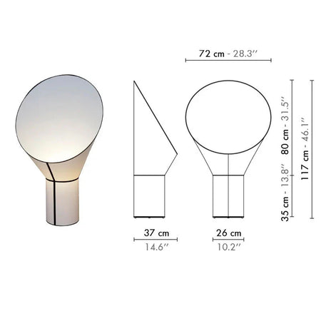Luminaire Lampadaire design élégant – Référence : Noémi1843- - Nexa Lights