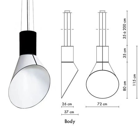 Luminaire Lampadaire design élégant – Référence : Noémi1843- - Nexa Lights