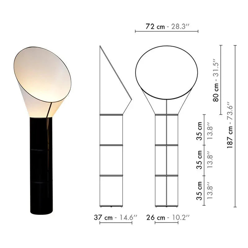 Luminaire Lampadaire design élégant – Référence : Noémi1843- - Nexa Lights