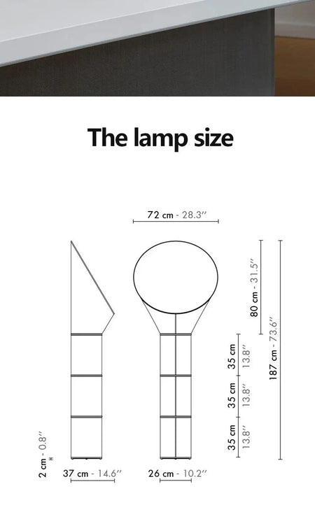 Luminaire Lampadaire design élégant – Référence : Noémi1843- - Nexa Lights