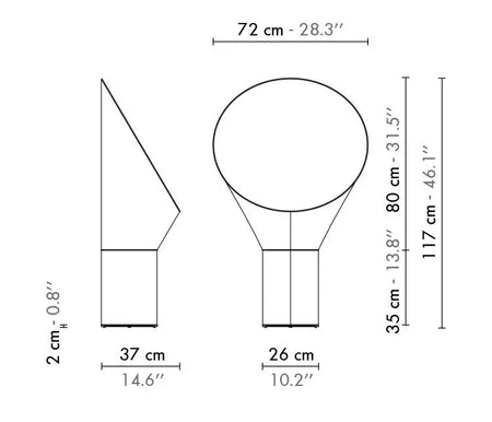 Luminaire Lampadaire design élégant – Référence : Noémi1843- - Nexa Lights