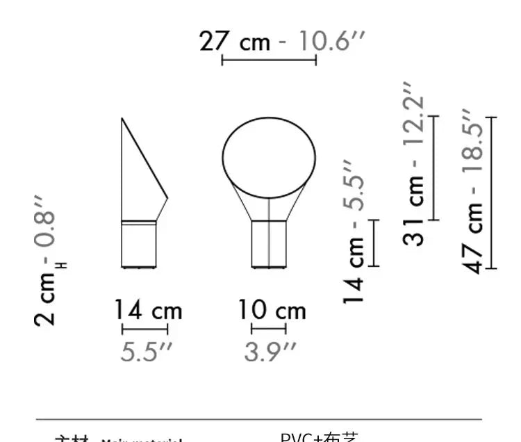 Luminaire Lampadaire design élégant – Référence : Noémi1843- - Nexa Lights