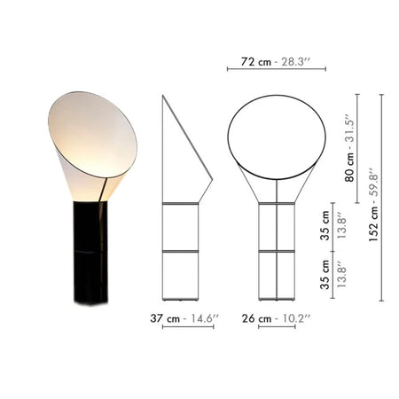 Luminaire Lampadaire design élégant – Référence : Noémi1843- - Nexa Lights