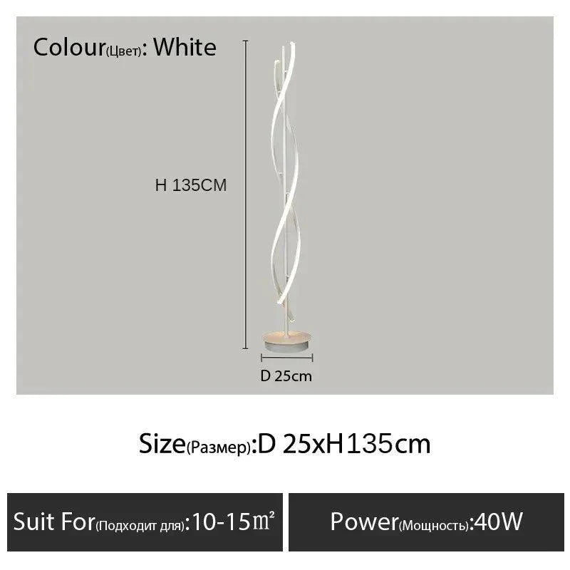 Luminaire Lampadaire design épuré – Référence : Léo1843- - Nexa Lights