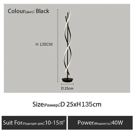Luminaire Lampadaire design épuré – Référence : Léo1843- - Nexa Lights