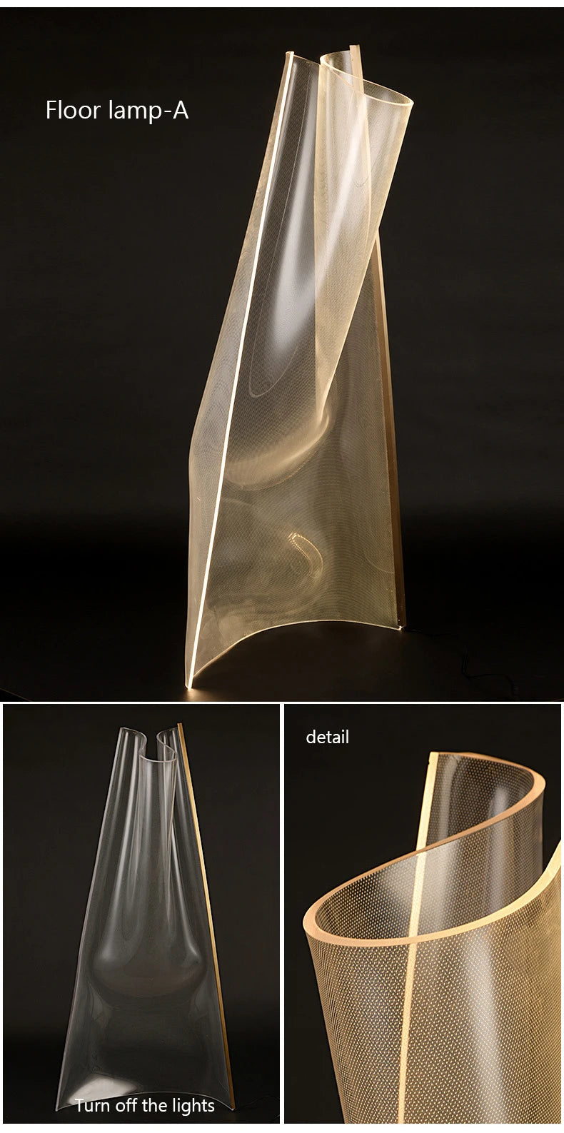 Luminaire Lampadaire design épuré – Référence: Mylor2056- - Nexa Lights