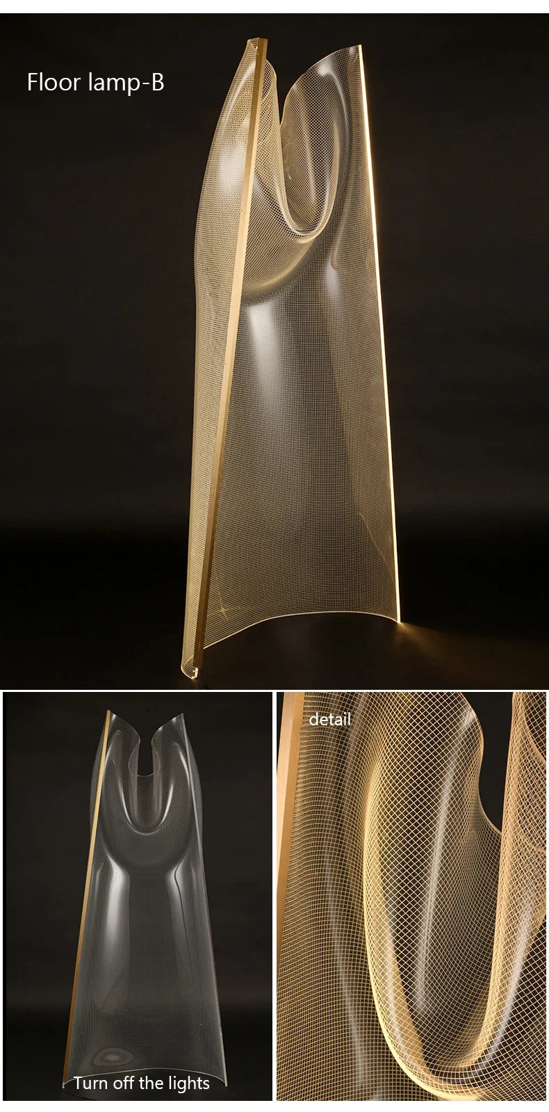 Luminaire Lampadaire design épuré – Référence: Mylor2056- - Nexa Lights