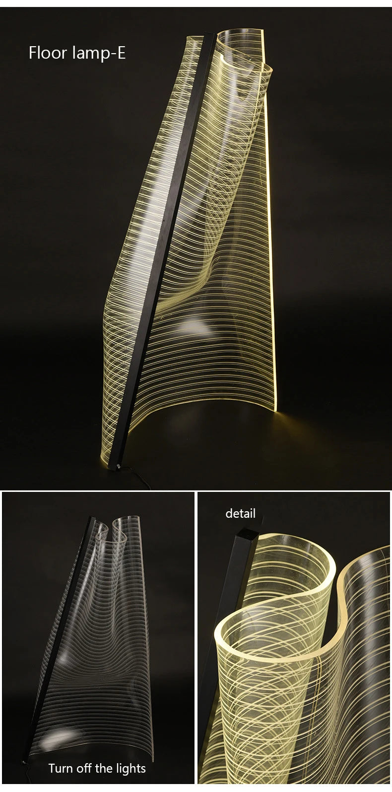 Luminaire Lampadaire design épuré – Référence: Mylor2056- - Nexa Lights