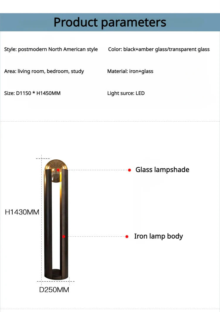 Luminaire Lampadaire design épuré – Référence : Théo5943- - Nexa Lights