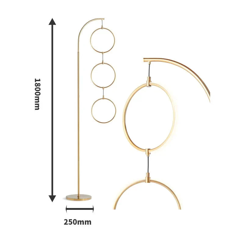 Luminaire Lampadaire design moderne – Référence : Amélie1943- - Nexa Lights