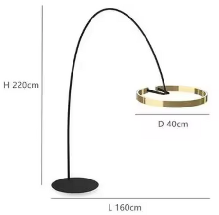 Luminaire Lampadaire design moderne – Référence : Aurore4729- - Nexa Lights