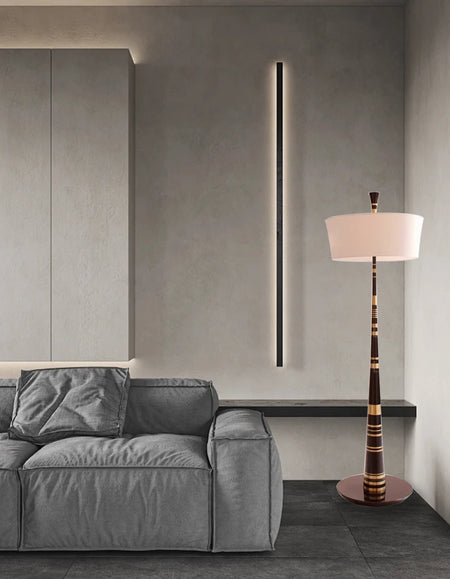 Luminaire Lampadaire design nervuré – Référence: Léo3021- - Nexa Lights