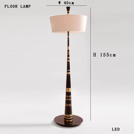 Luminaire Lampadaire design nervuré – Référence: Léo3021- - Nexa Lights