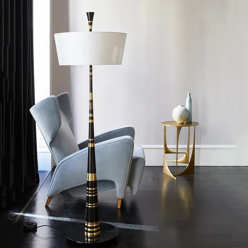 Luminaire Lampadaire design nervuré – Référence: Léo3021- - Nexa Lights